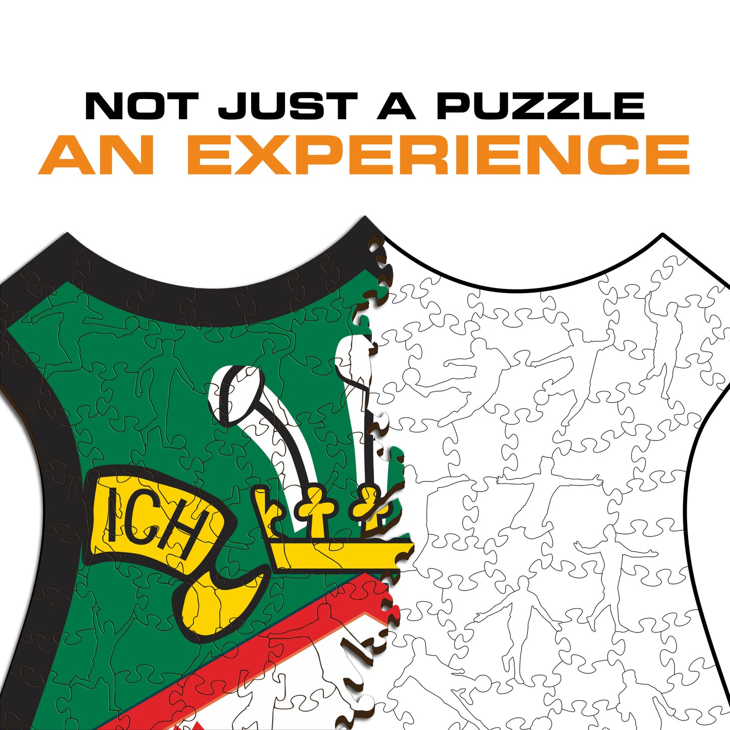 Wrexham AFC® Logo - Wooden Puzzle