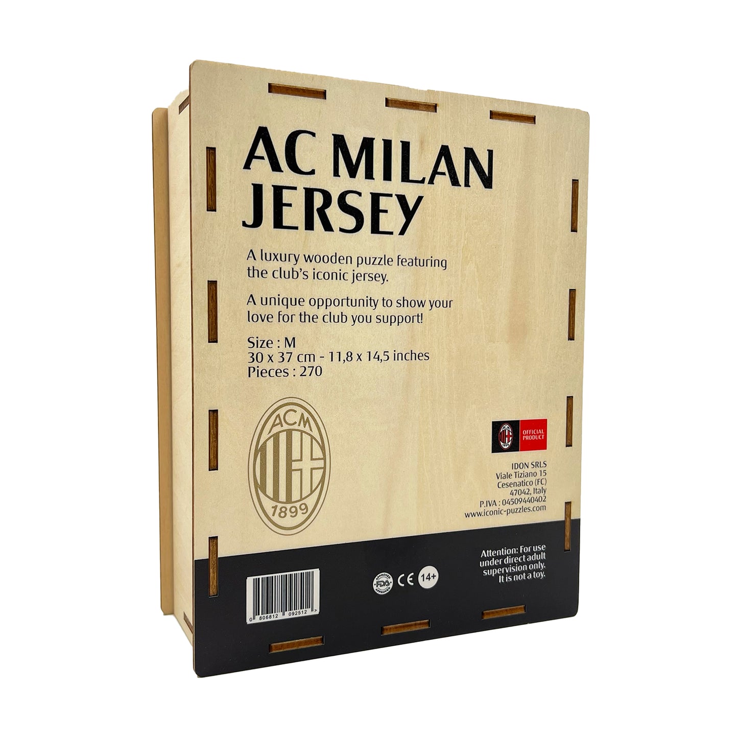 AC Milan® Jersey - Wooden Puzzle