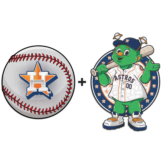 Pacote com 2 unidades de beisebol e mascote do Houston Astros™