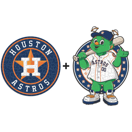 Pacote com 2 logotipos principais e mascote do Houston Astros™