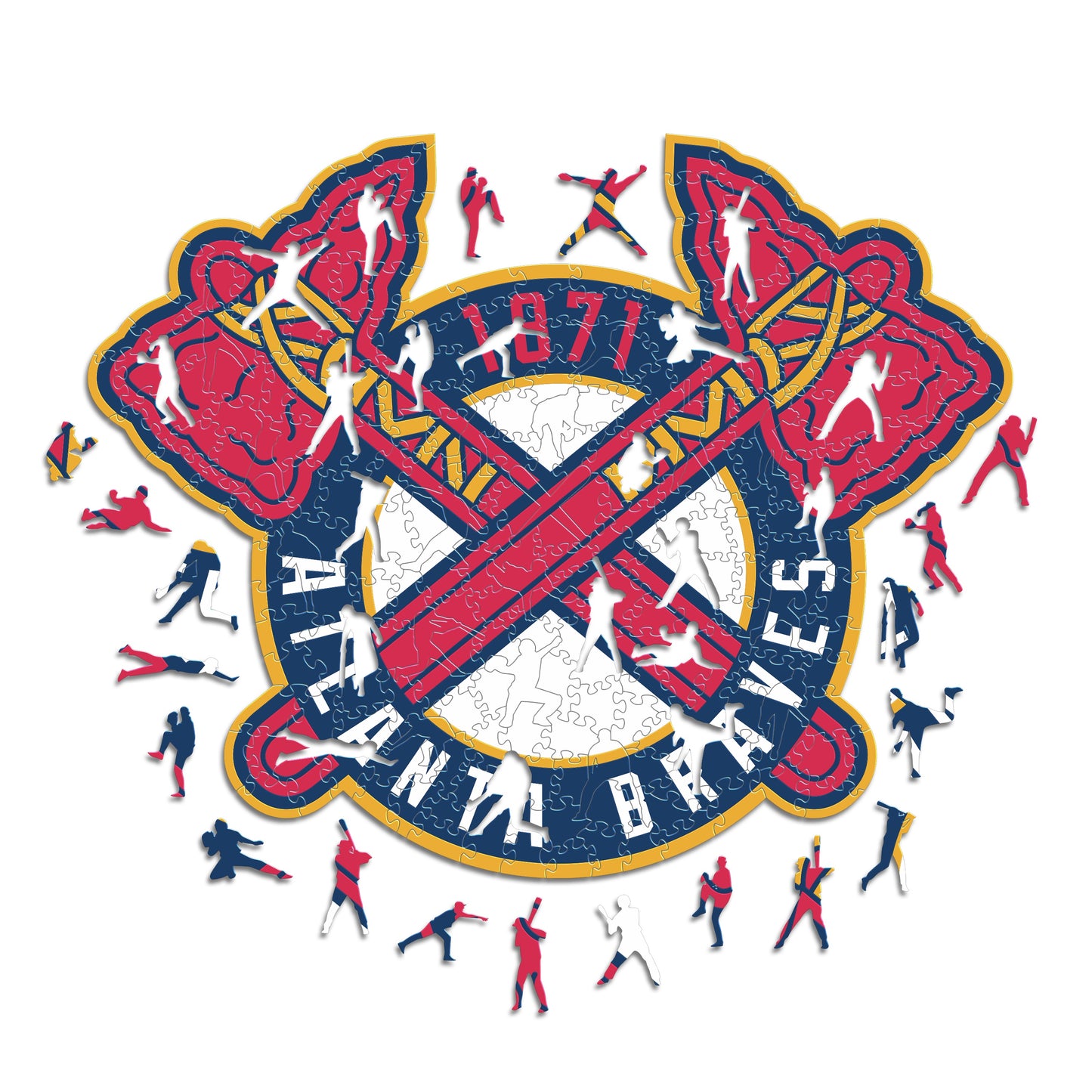 Atlanta Braves™ - Wooden Puzzle