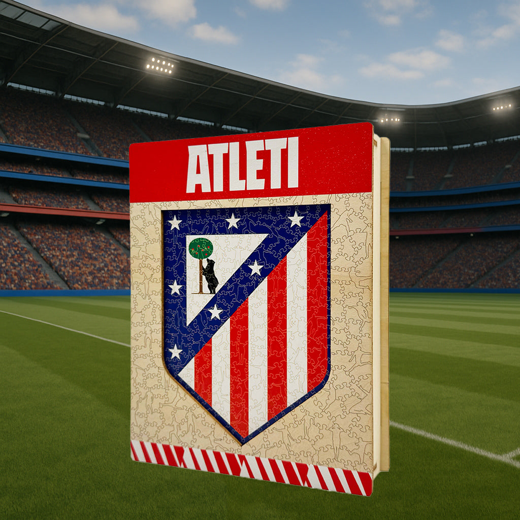 Atlético de Madrid® Logo - Wooden Puzzle