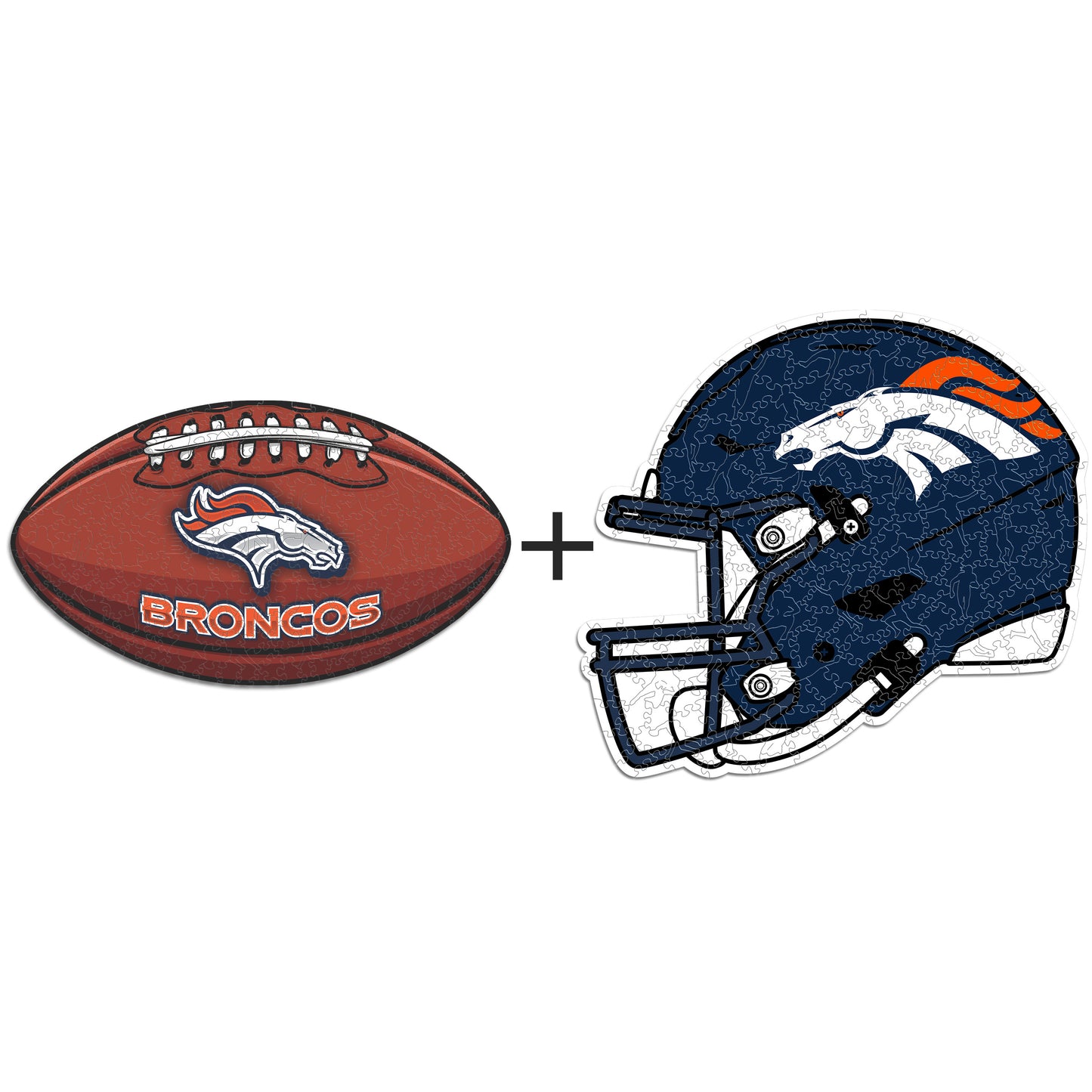 2 PACK Denver Broncos™ Football - Helmet