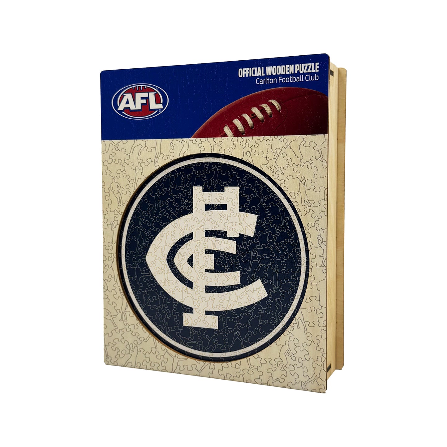 Carlton FC Logo - Wooden Puzzle