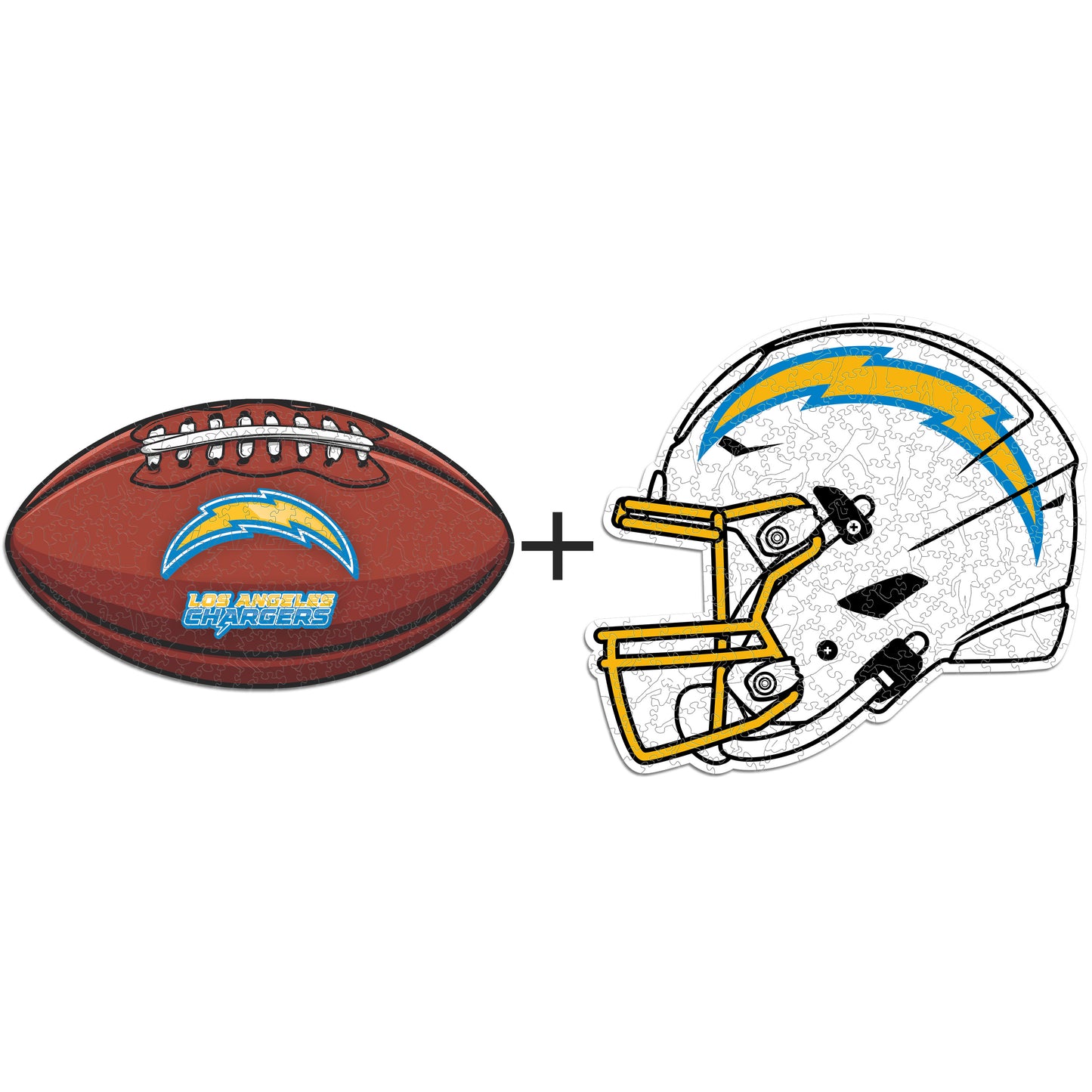 2 PACK Los Angeles Chargers™ Football - Helmet