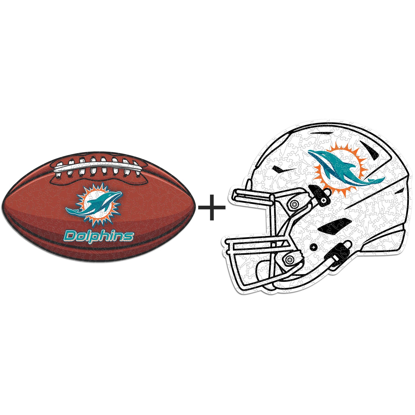 2 PACK Miami Dolphins™ Football - Helmet