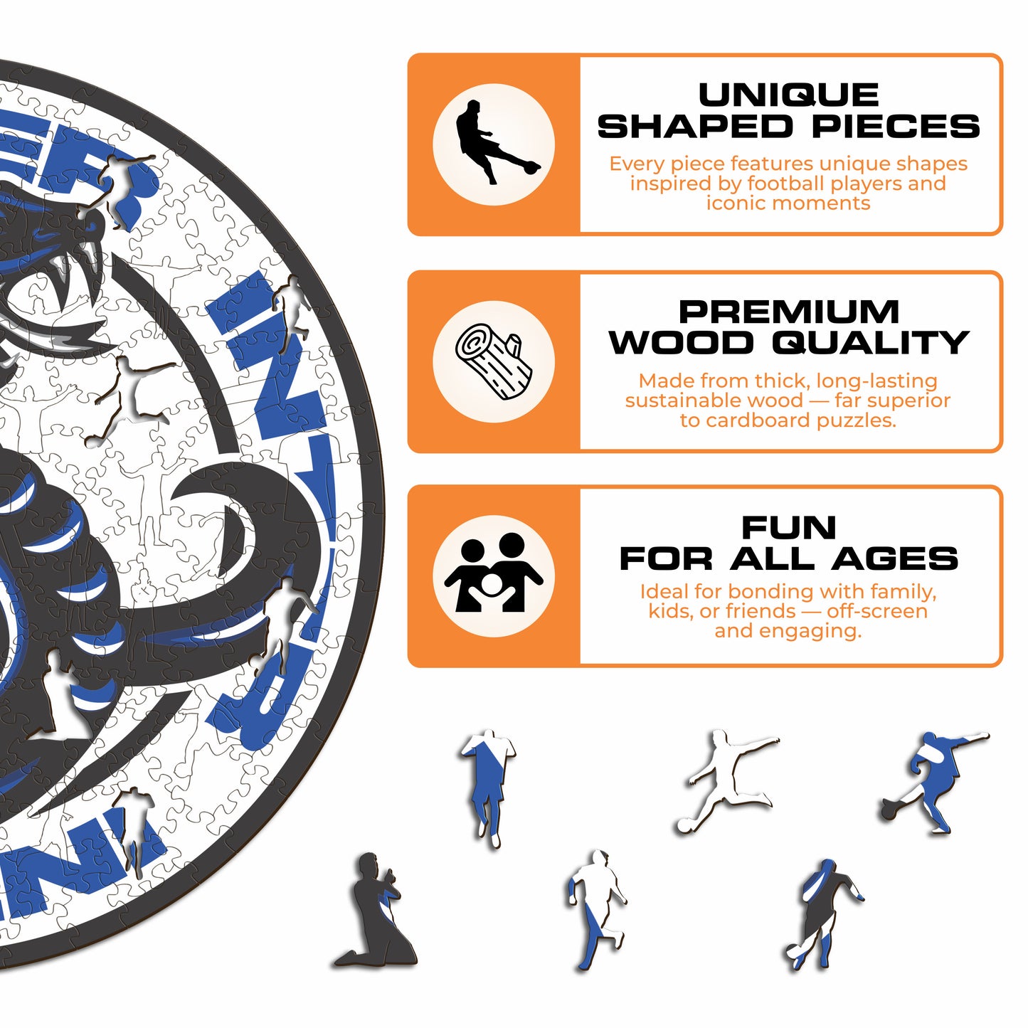 FC Inter® Snake - Wooden Puzzle