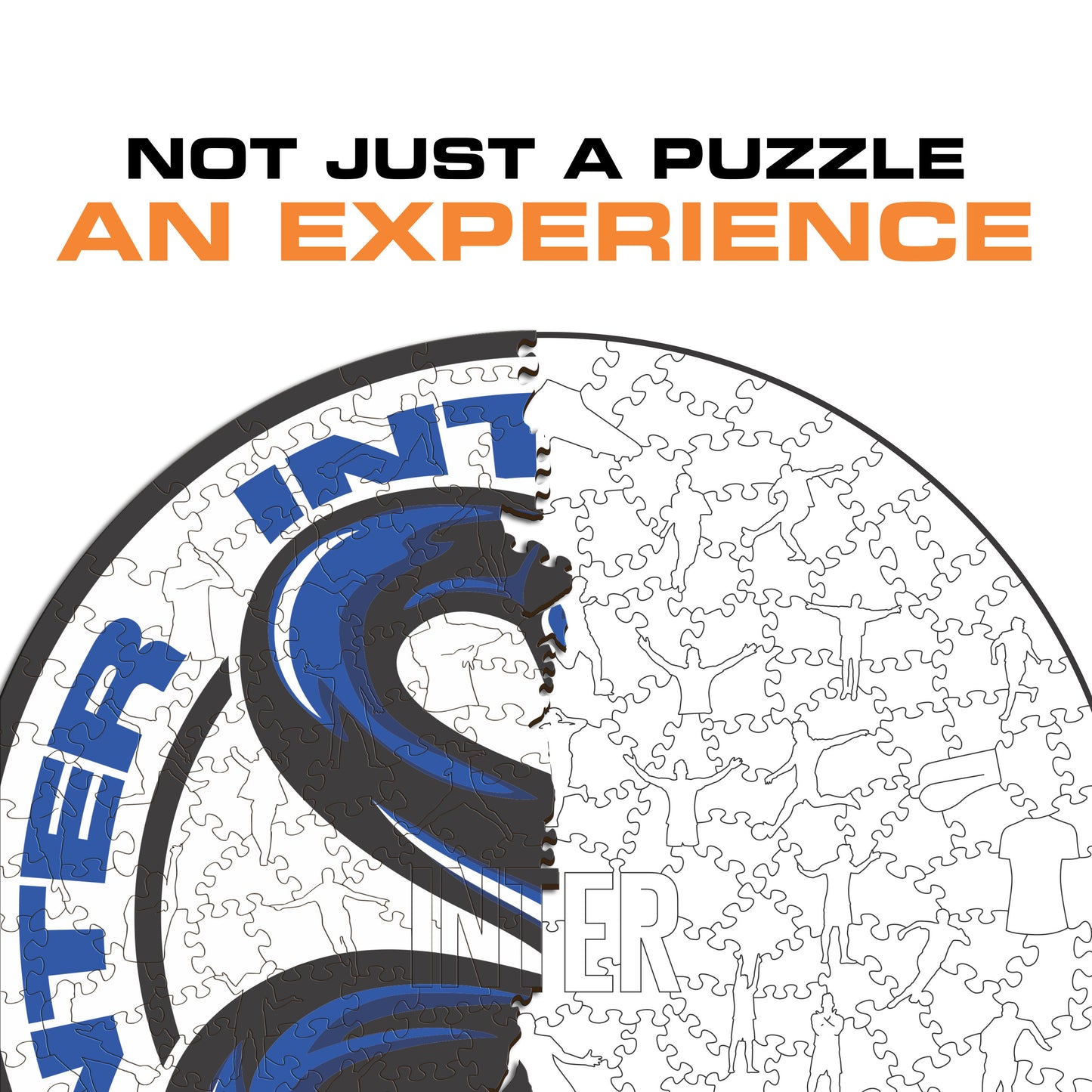 FC Inter® Snake - Wooden Puzzle