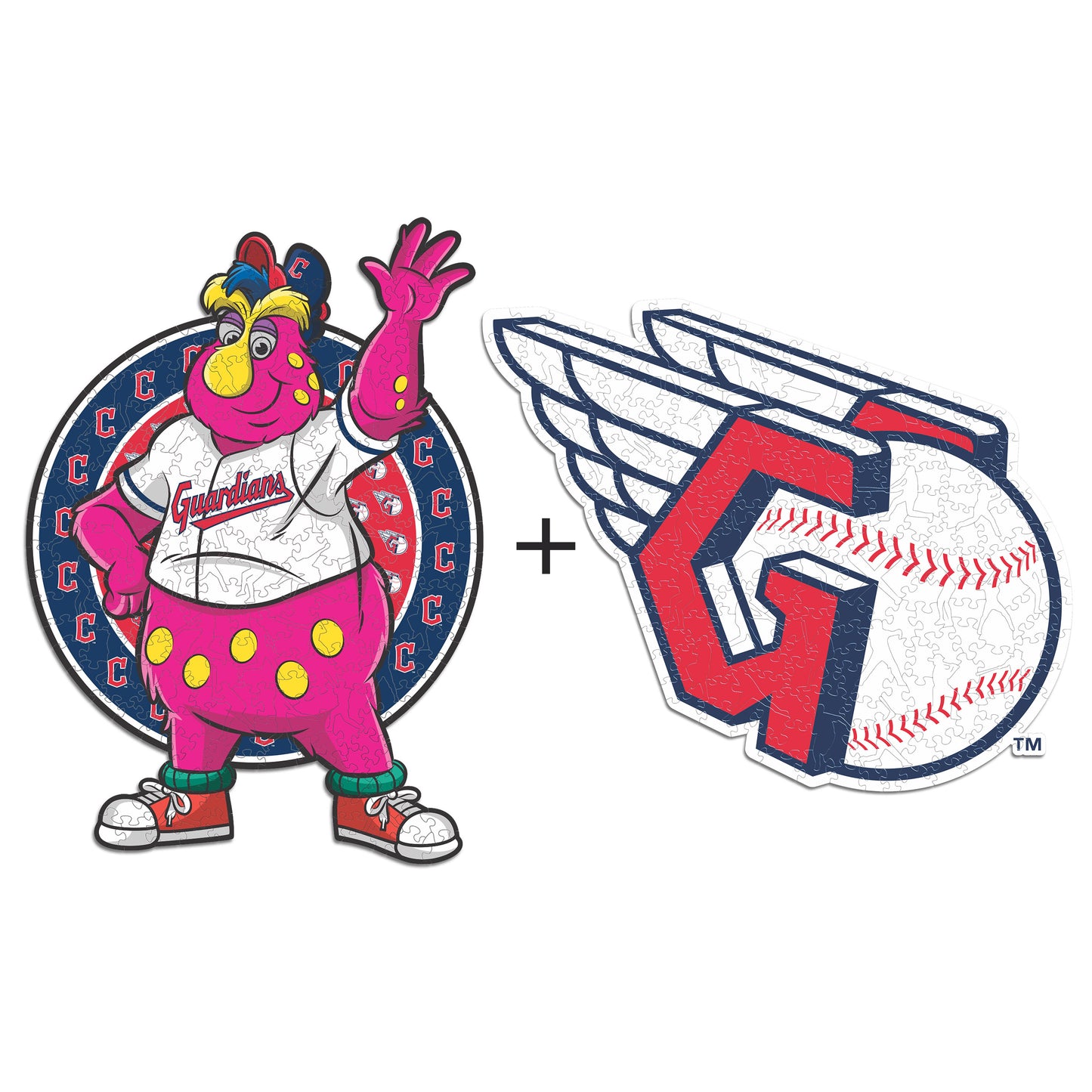 2 PACK Cleveland Guardians™ Logo + Mascot