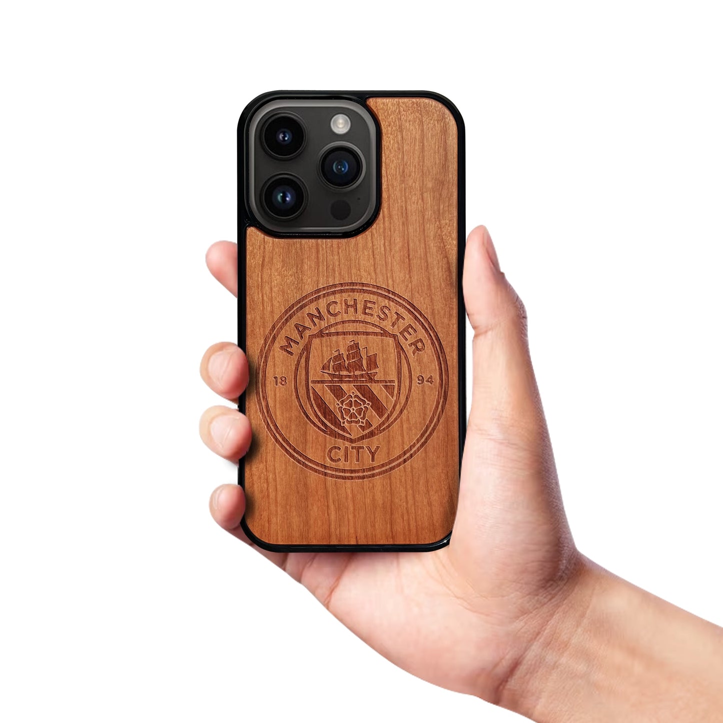 Manchester City FC® - Wooden Phone Case (MagSafe Compatible)