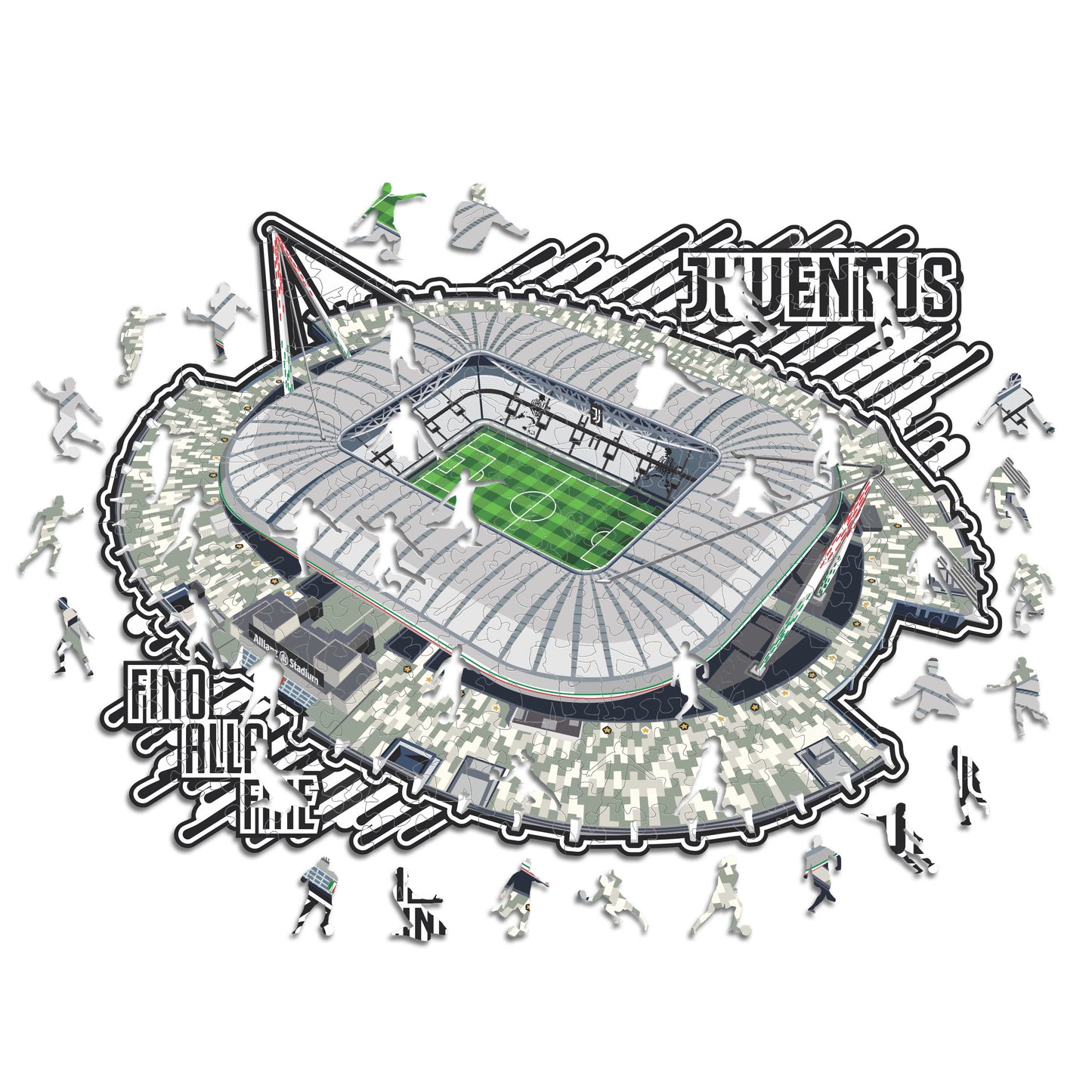 Juventus FC® Allianz Stadium - Wooden Puzzle