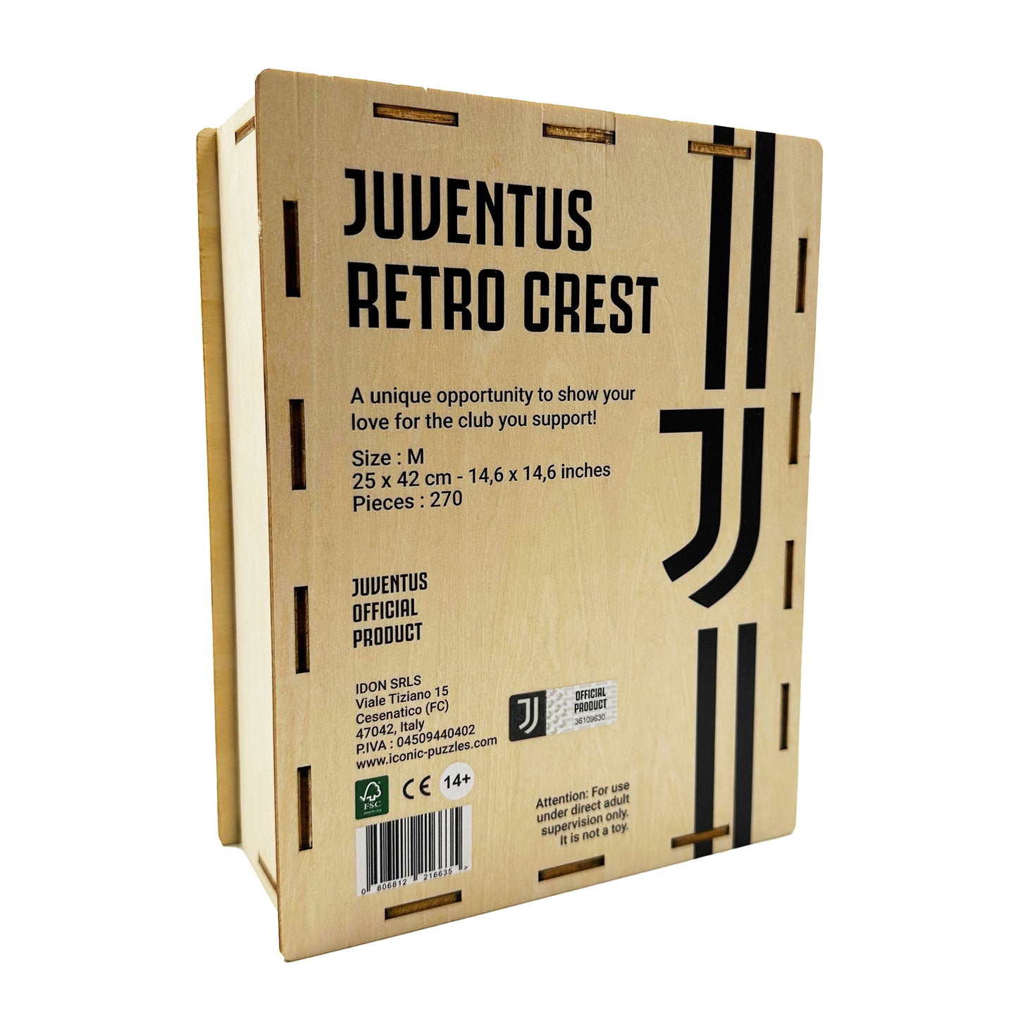 Juventus FC® Retro Logo - Wooden Puzzle