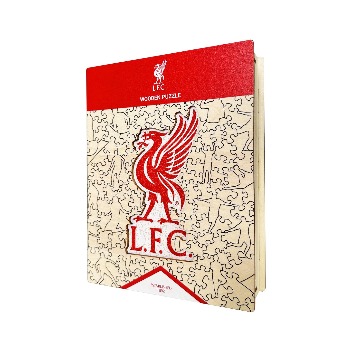 Pacote com 3 logotipos do Liverpool FC® + Liver Bird + Estádio Anfield