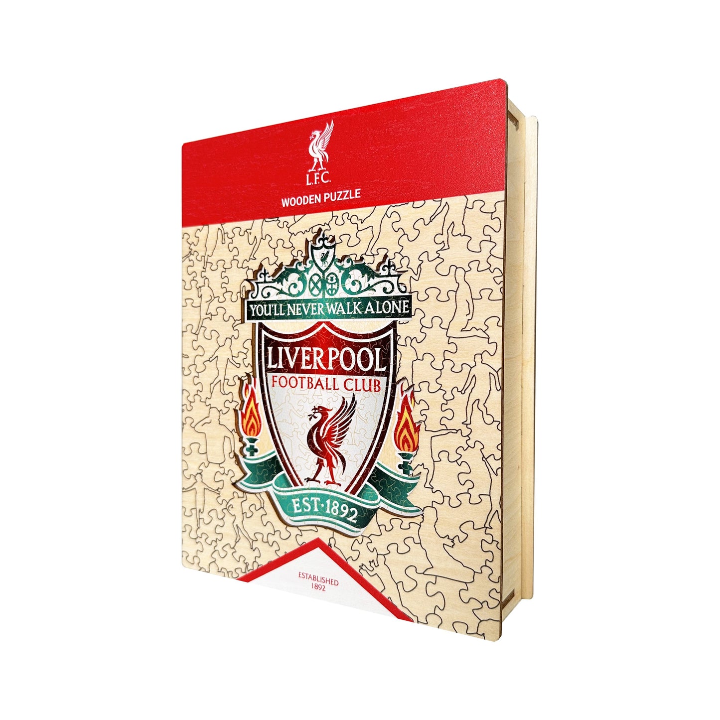 Pacote com 3 logotipos do Liverpool FC® + Liver Bird + Estádio Anfield
