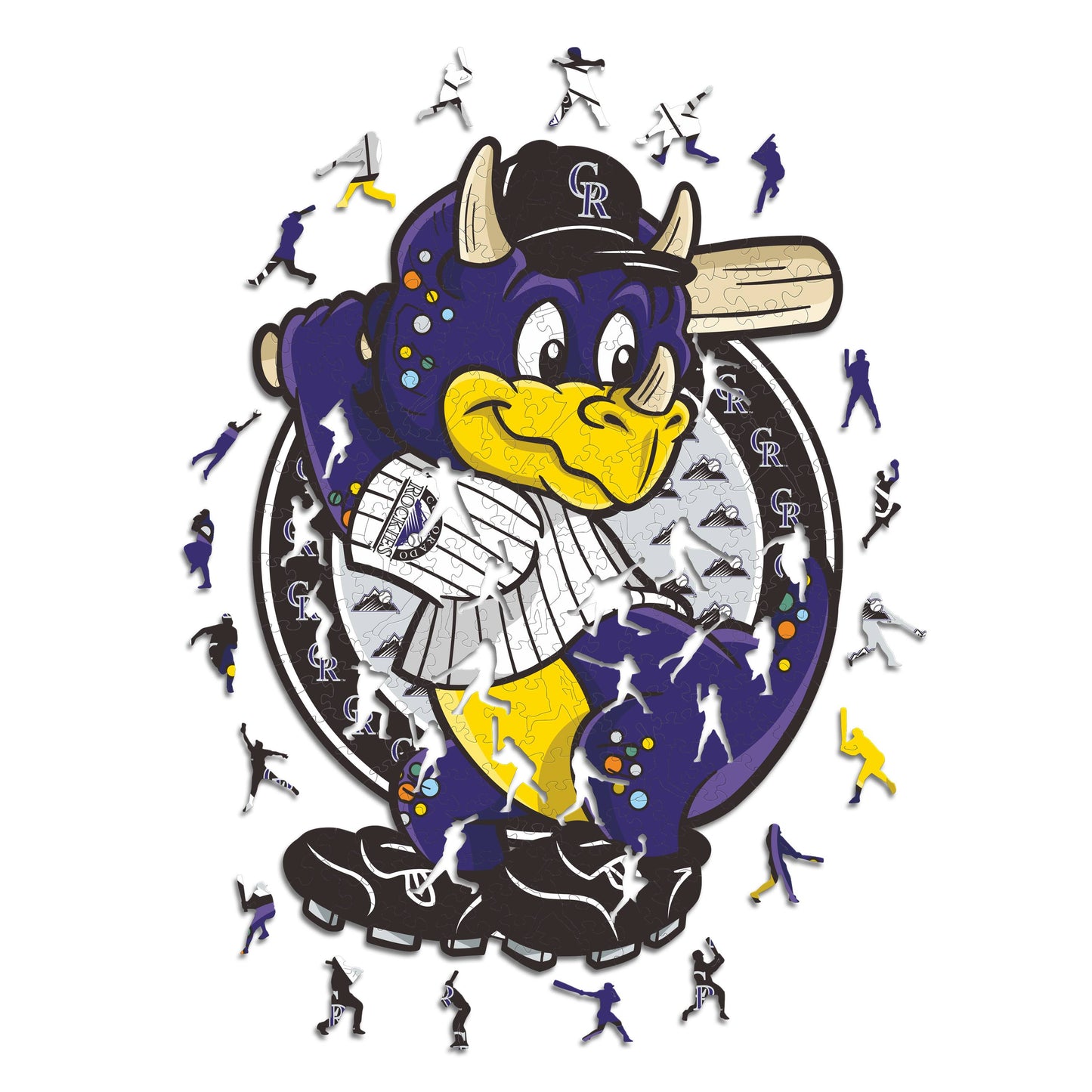 Pacote com 2 unidades de beisebol Colorado Rockies™ + mascote