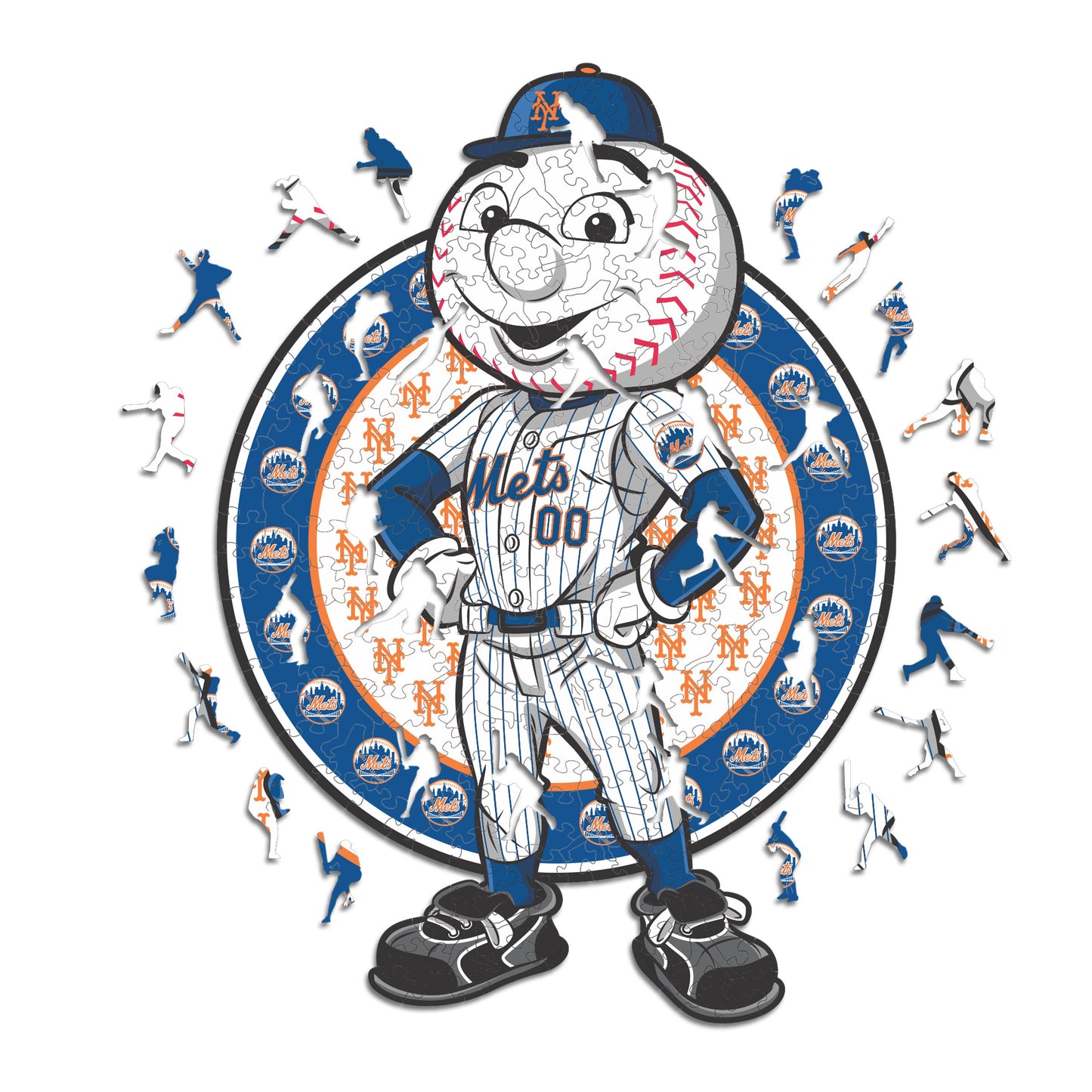 3 PACK New York Mets™ Baseball + Primary Logo + Mascot