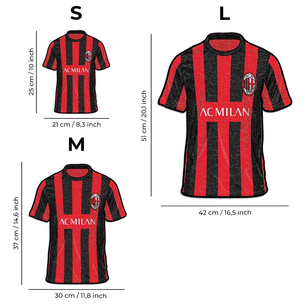 3 PACK AC Milan® Logo + Jersey + 5 Players