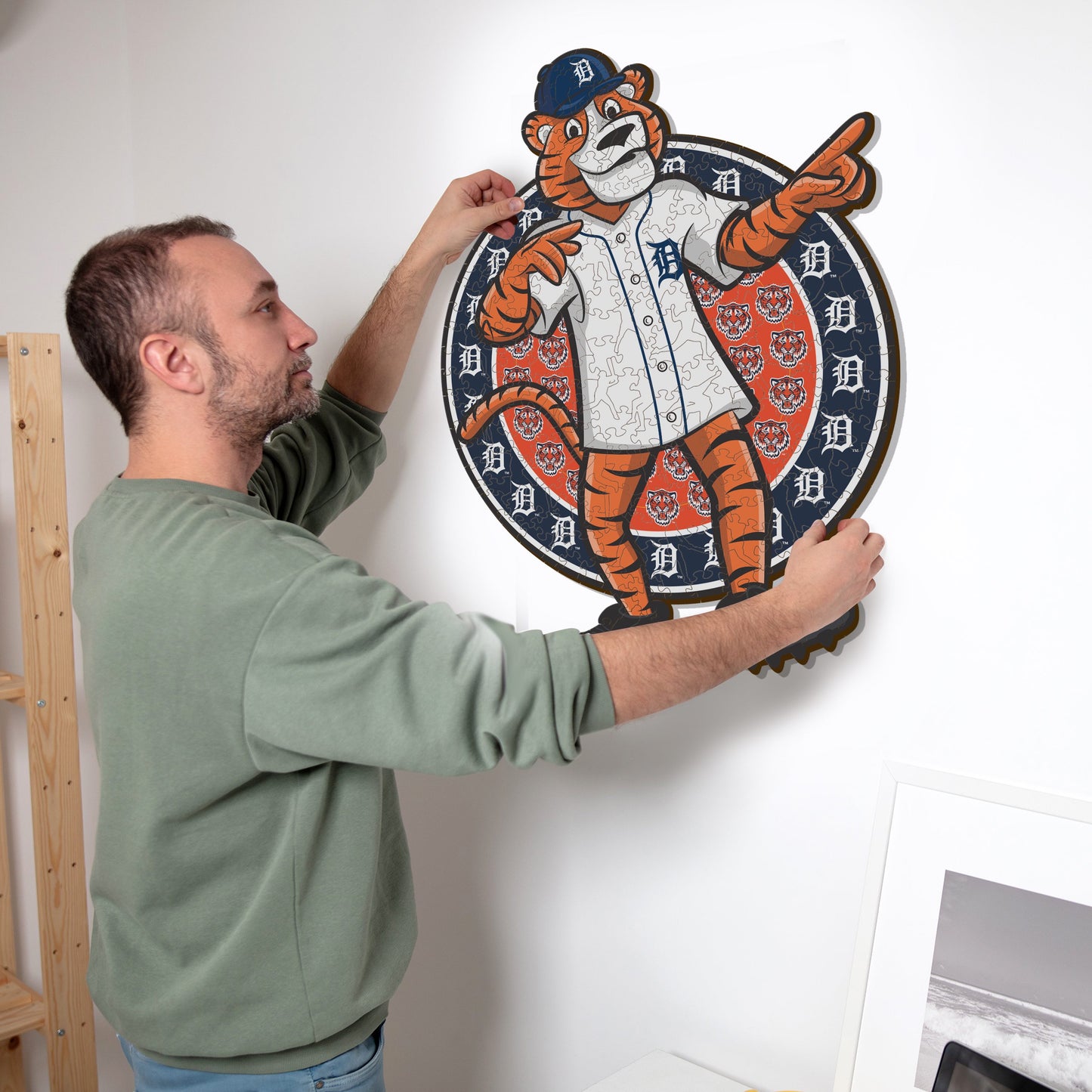 Detroit Tigers™ Mascot - Wooden Puzzle