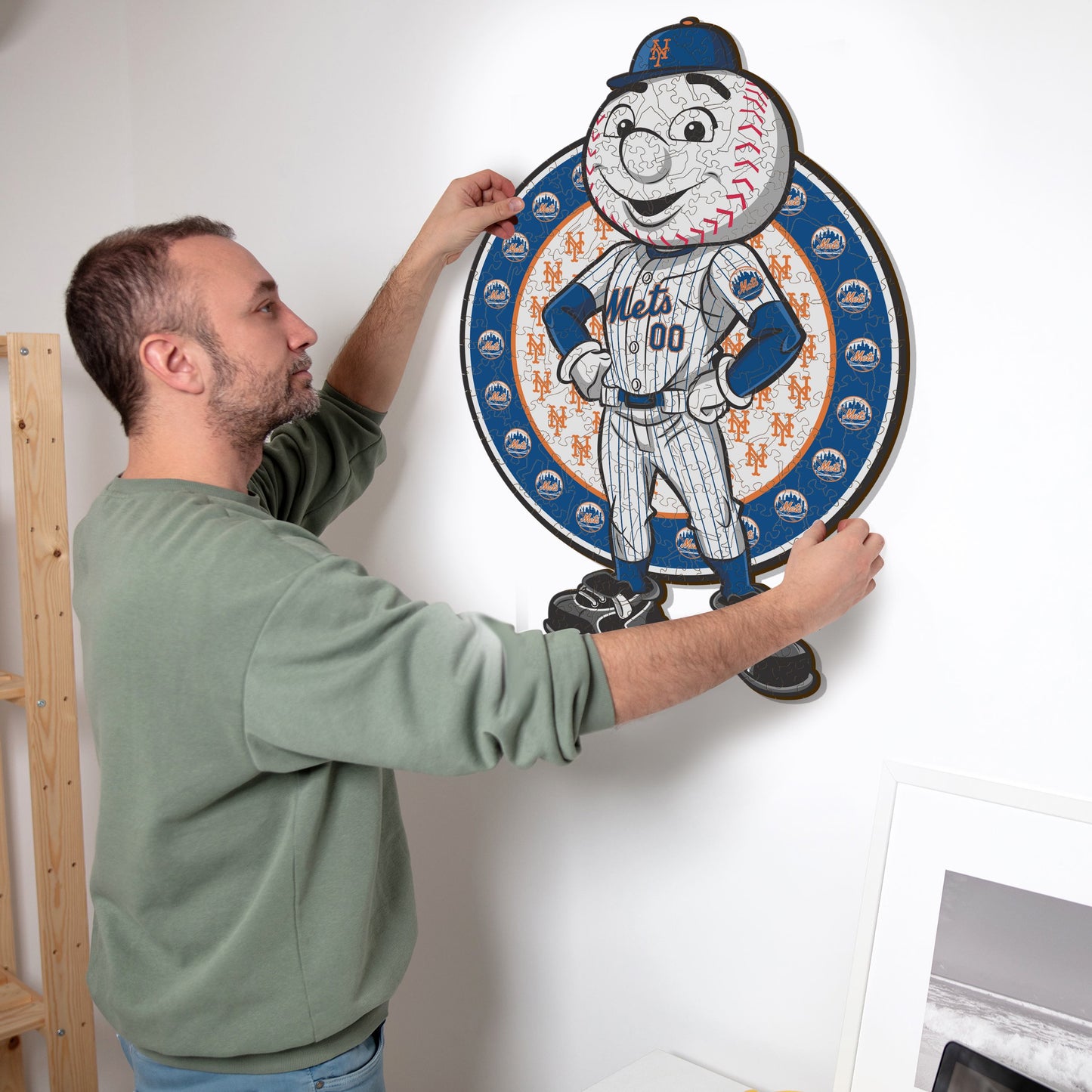 Pacote com 2 logotipos e mascote do New York Mets™