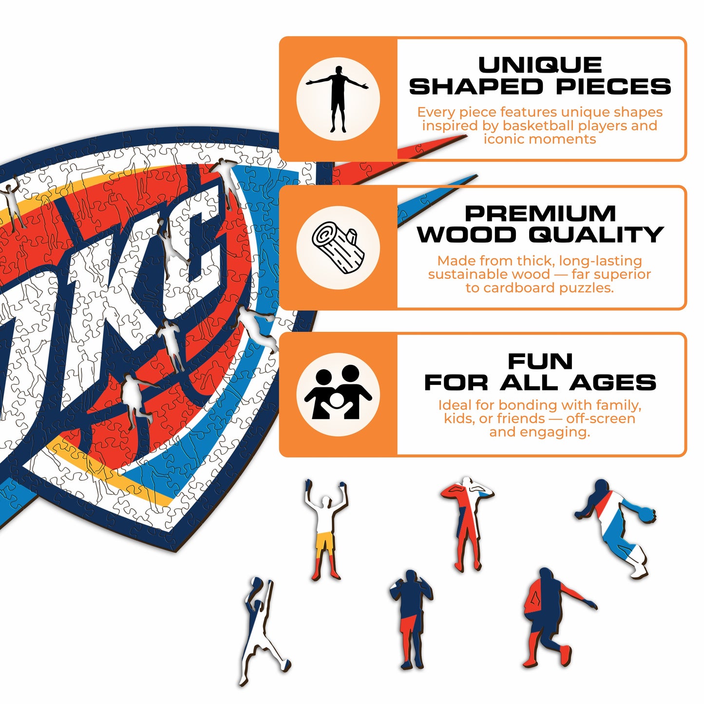 2 PACK Oklahoma City Thunder™ 2025 NBA Champions + Logo
