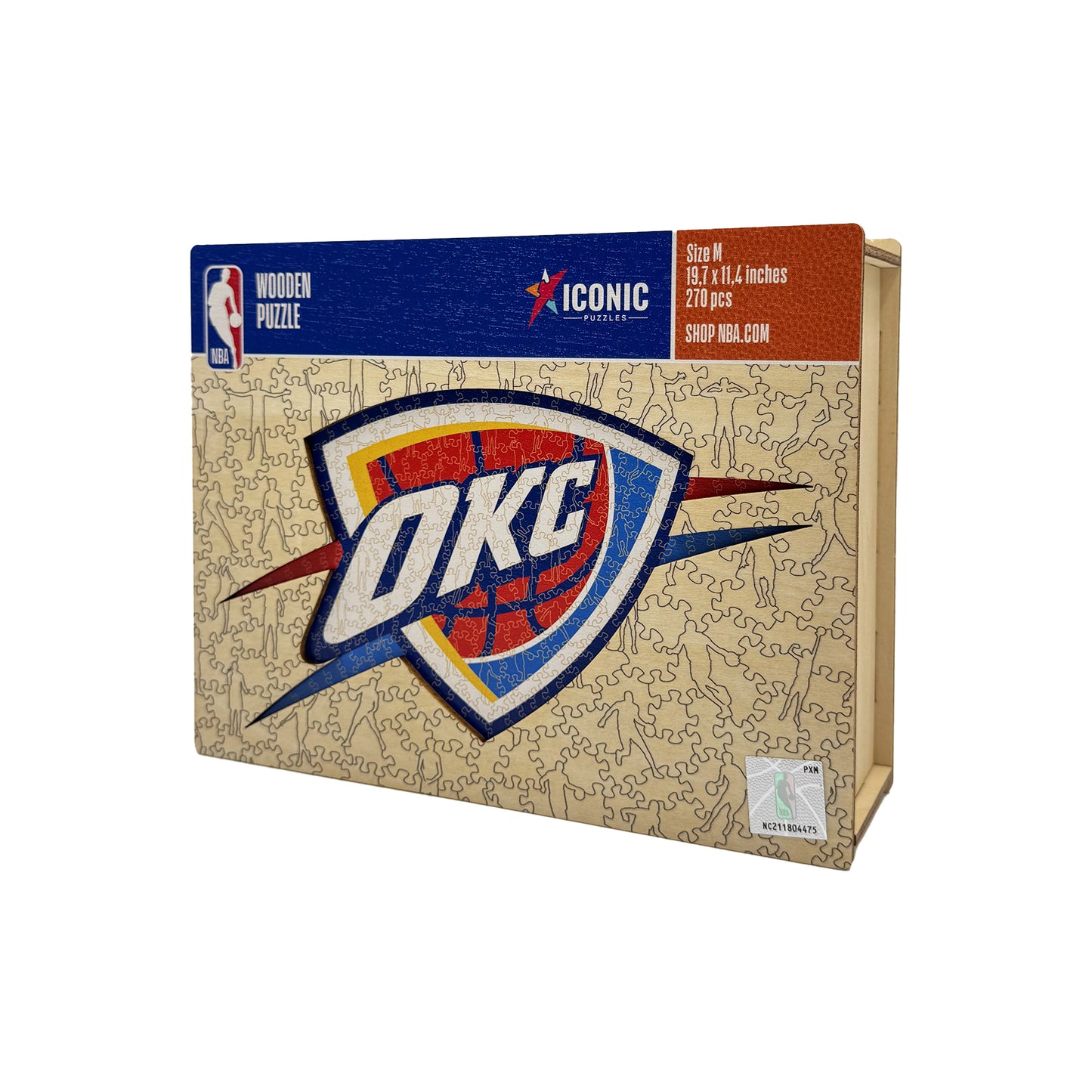 Oklahoma City Thunder™ - Wooden Puzzle