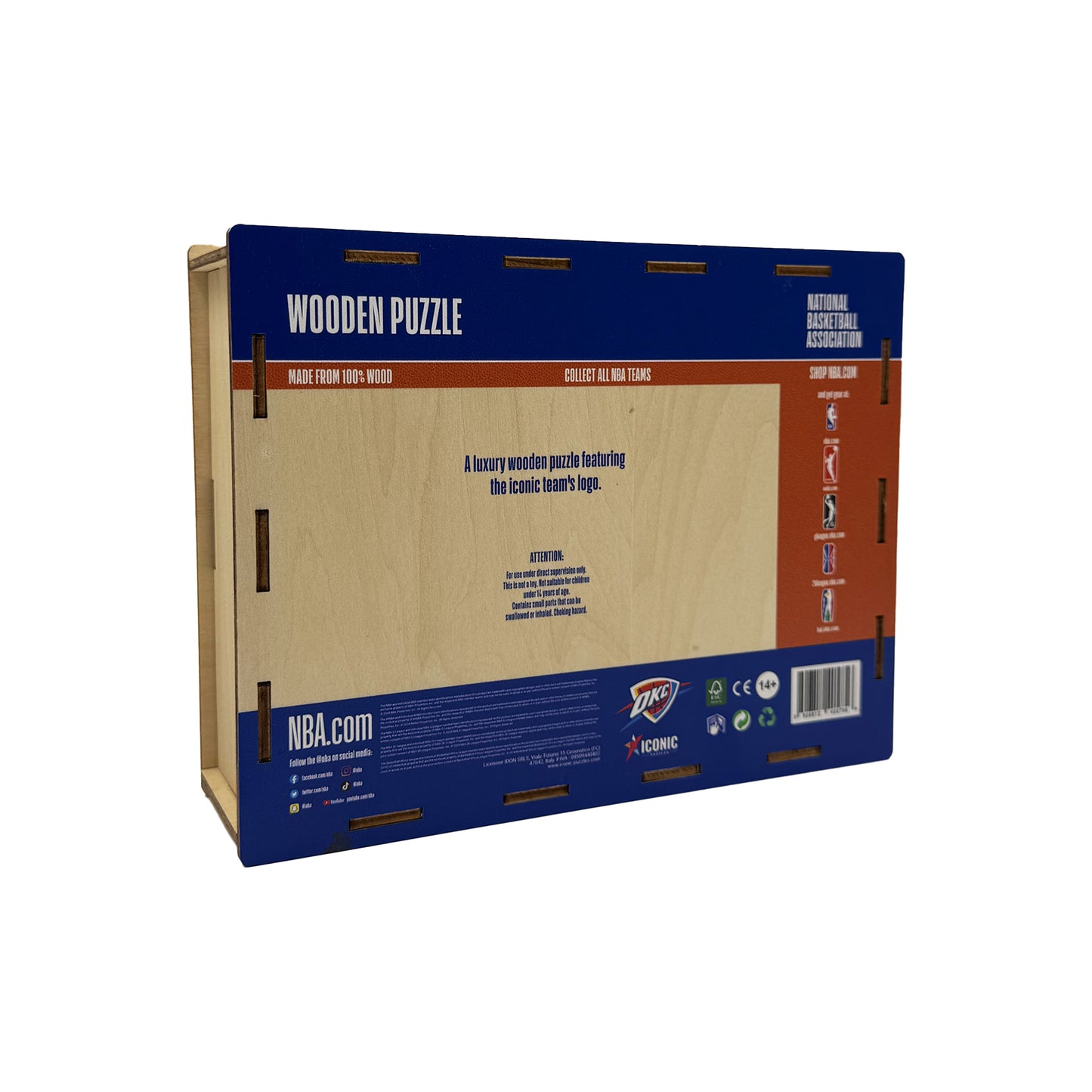 Oklahoma City Thunder™ - Wooden Puzzle