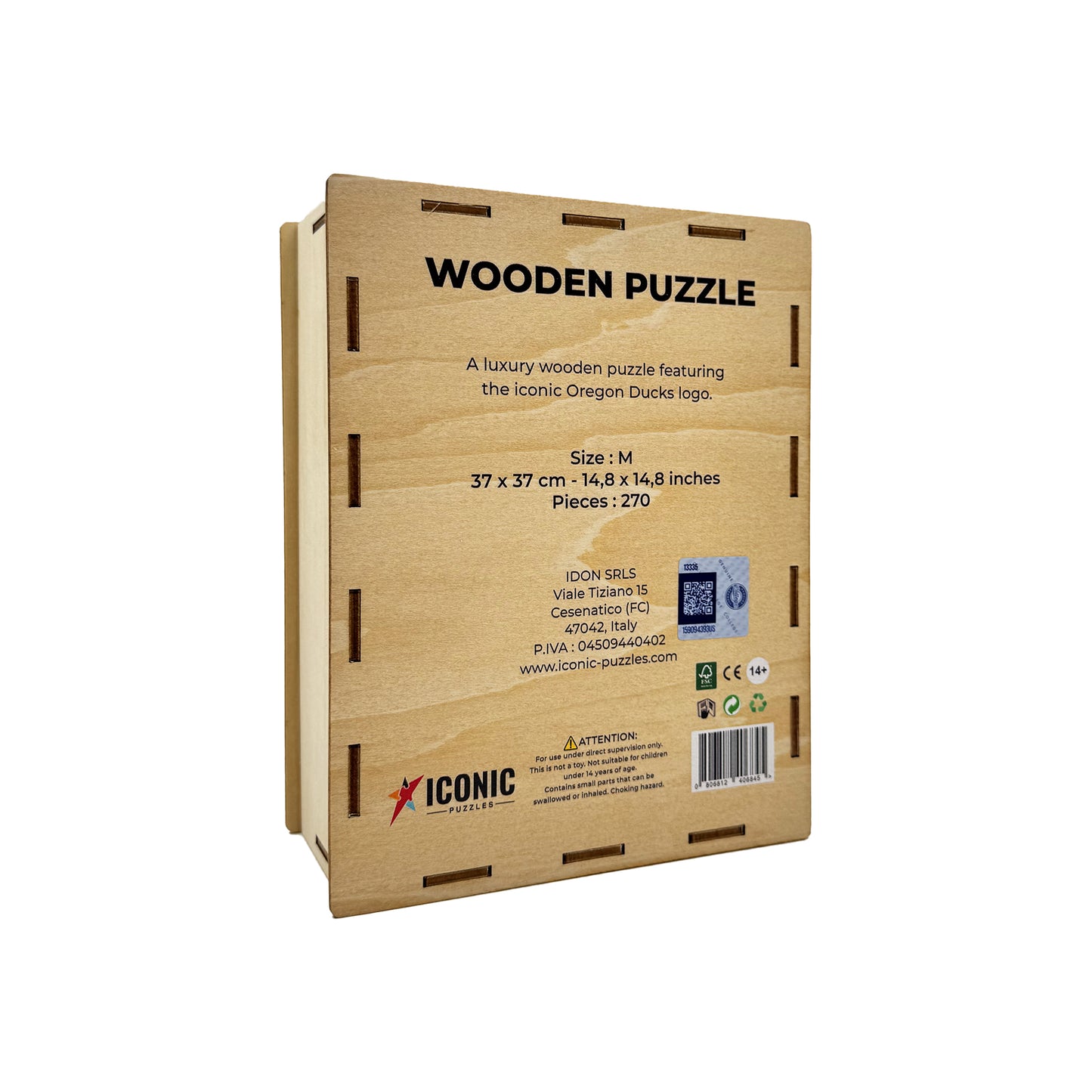 University of Oregon - Wooden Puzzle