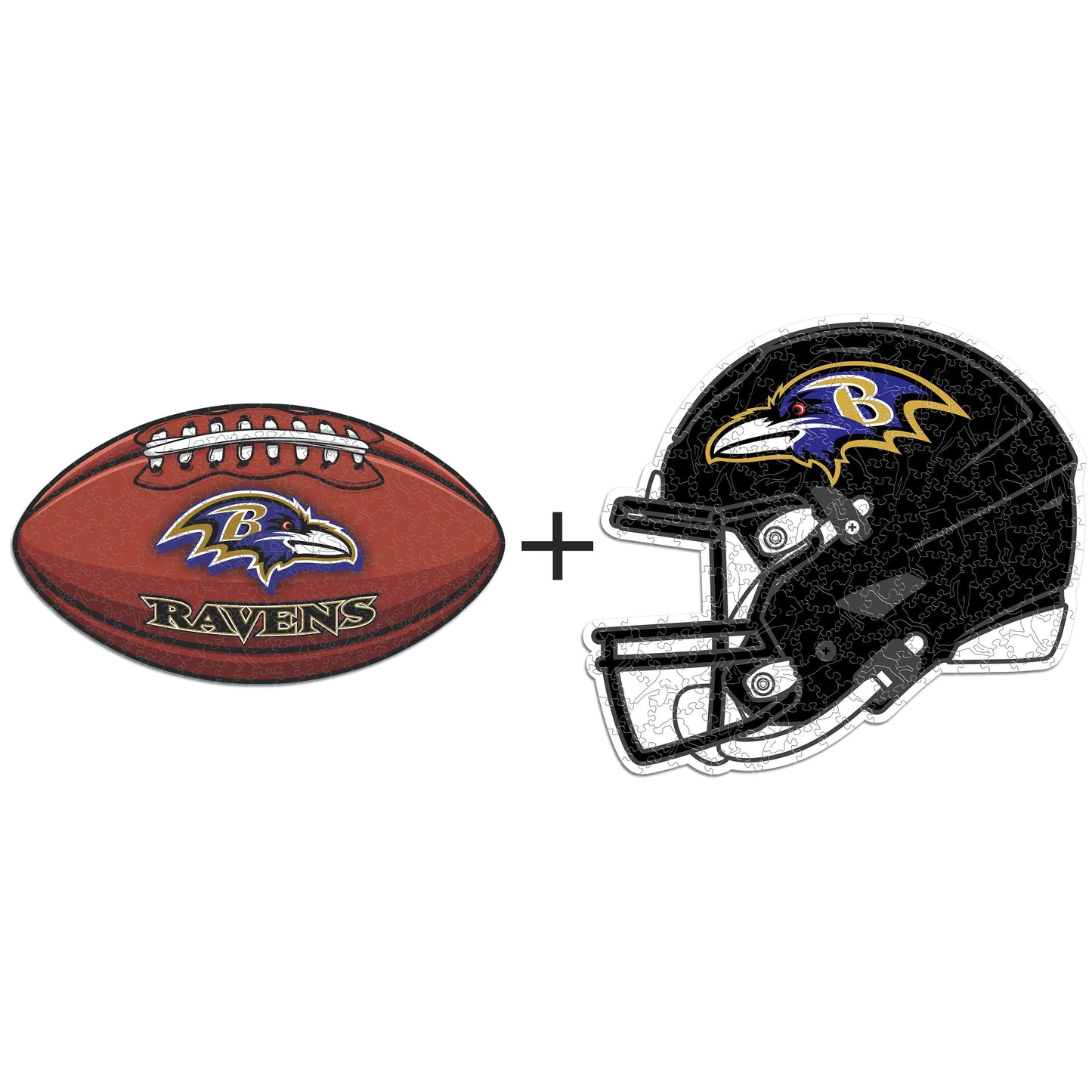 2 PACK Baltimore Ravens™ Football + Helmet