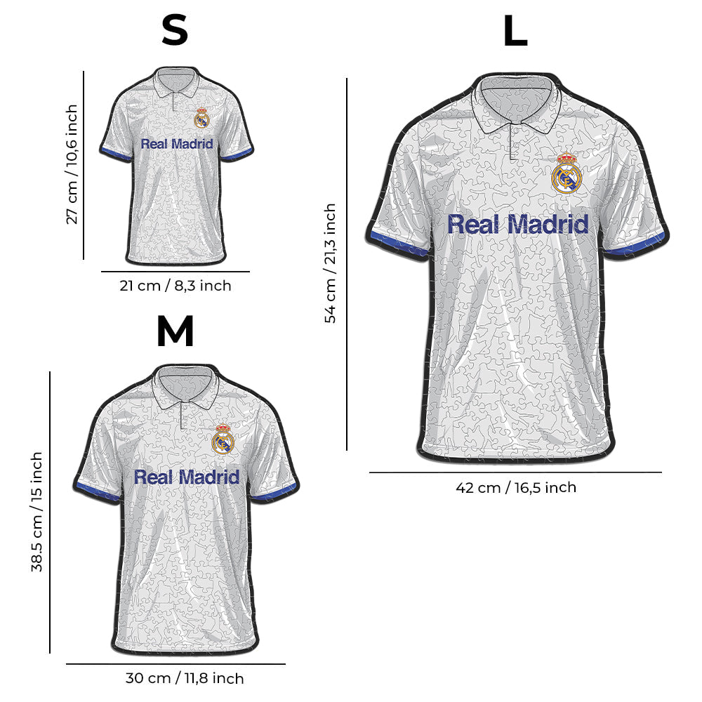 3 PACK Real Madrid CF® Logo + Jersey + 5 Players