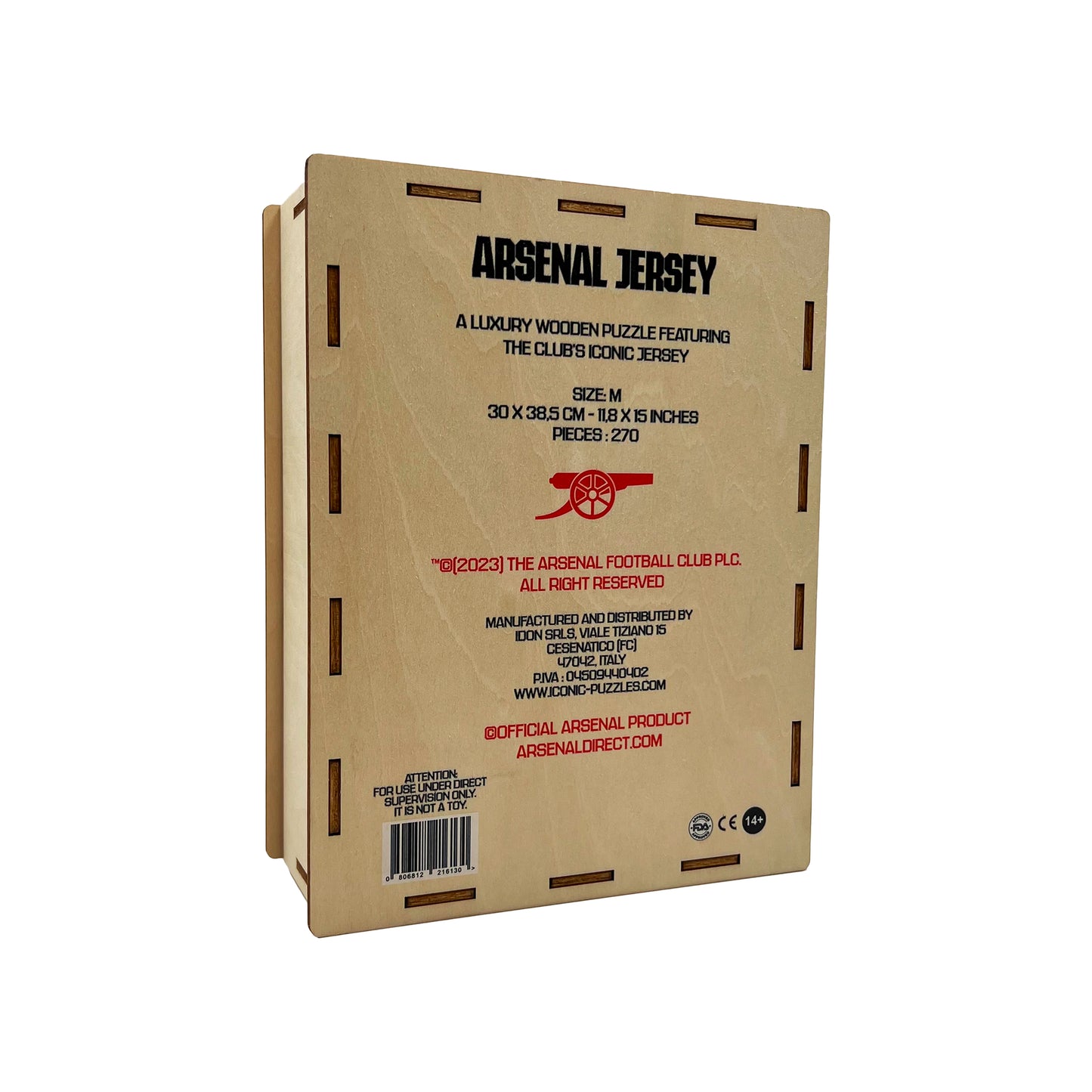 Arsenal FC® 球衣 - 官方木製拼圖
