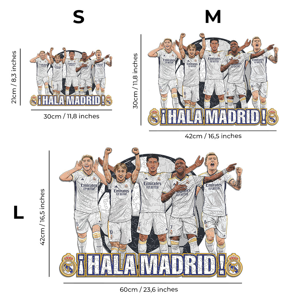 3 PACK Real Madrid CF® Logo + Jersey + 5 Players