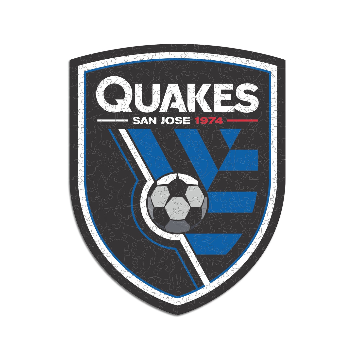 San Jose Earthquakes® Logo - Wooden Puzzle