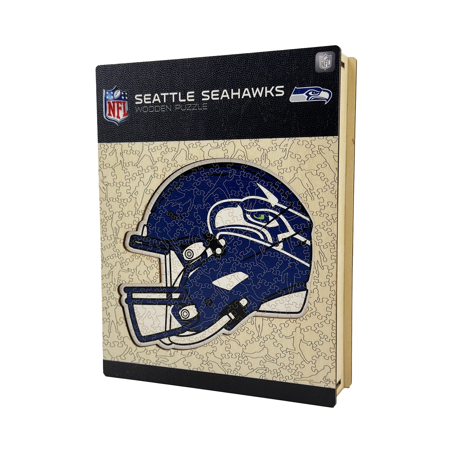 Seattle Seahawks™ Helmet - Wooden Puzzle