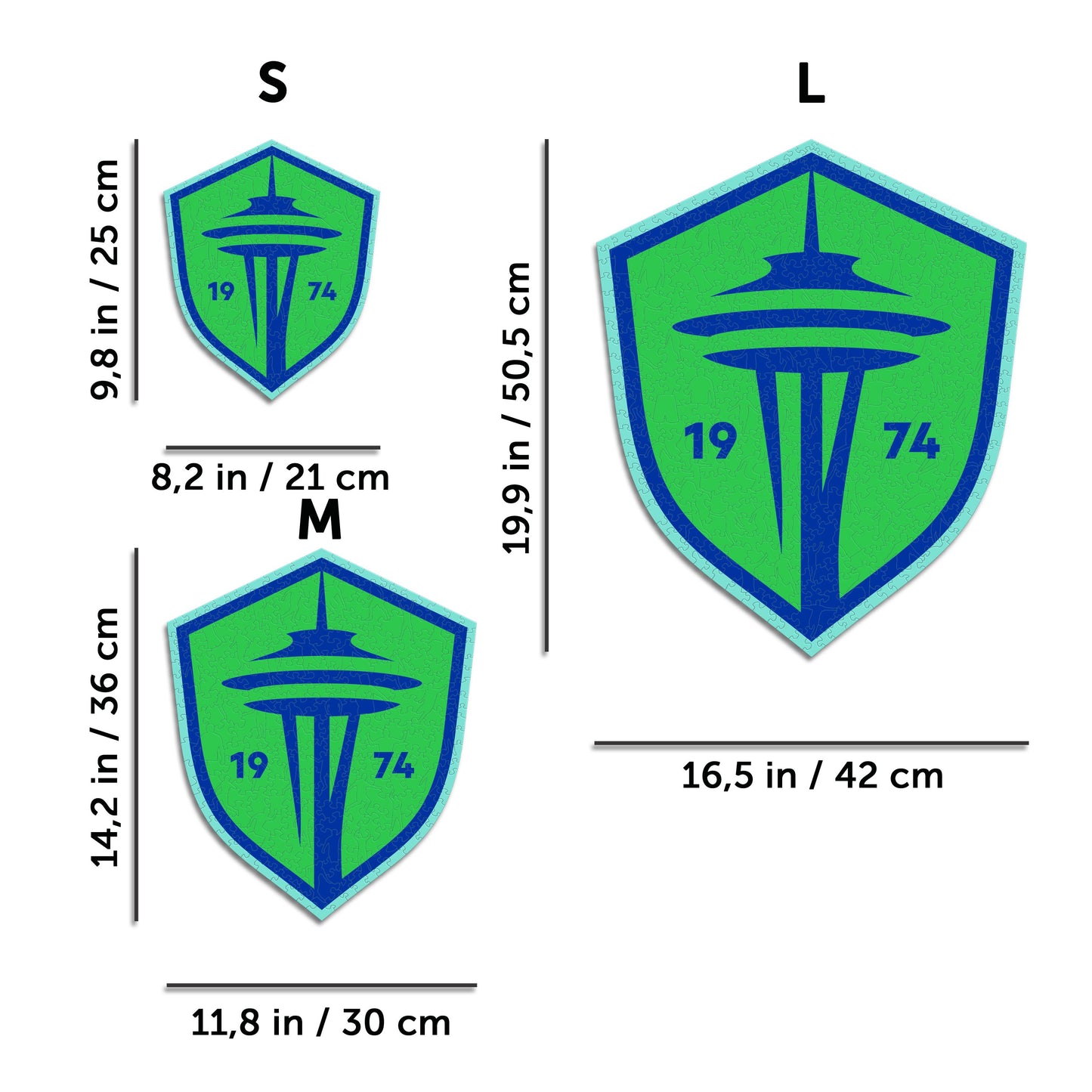 Seattle Sounders® Logo - Wooden Puzzle