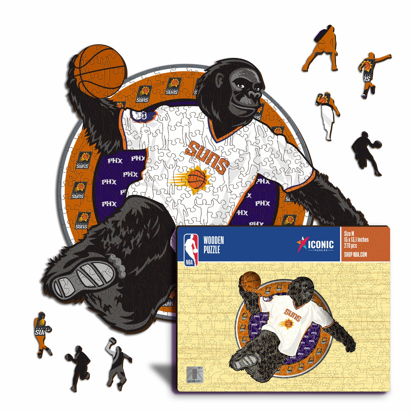 Phoenix Suns™ Mascot - Wooden Puzzle