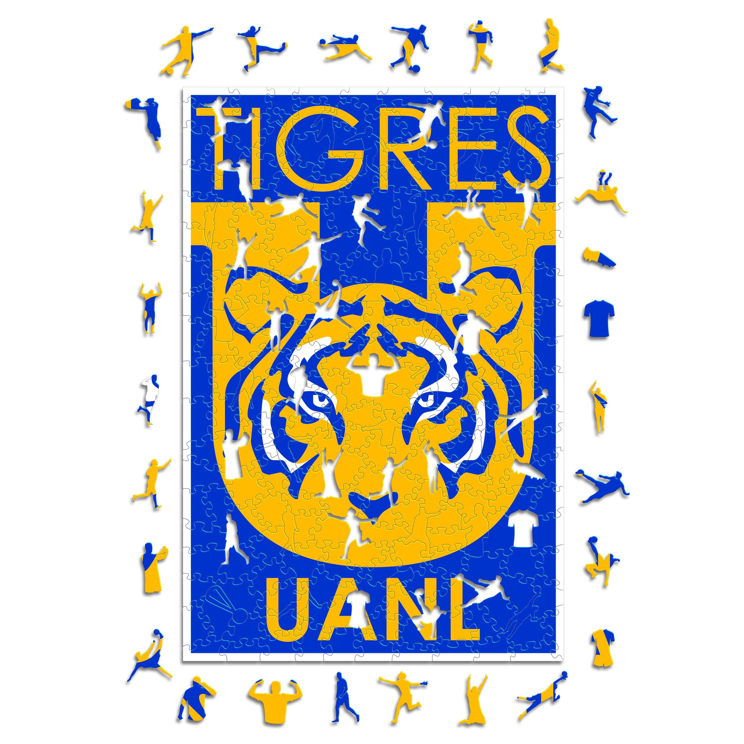 Tigres Uanl® Logo - Wooden Puzzle – Iconic Puzzles