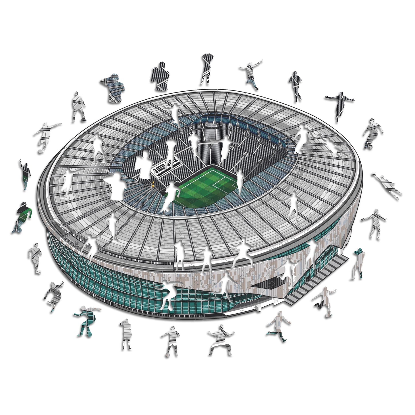 Tottenham Hotspur FC® Stadium - Wooden Puzzle