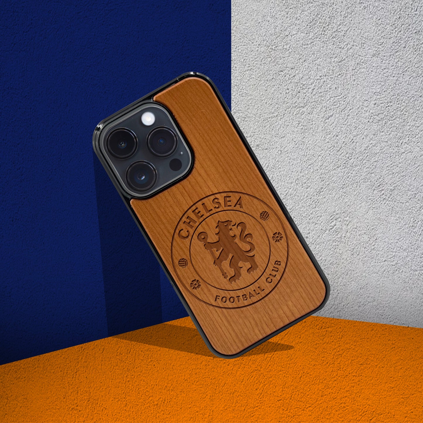 Chelsea FC® - Wooden Phone Case (MagSafe Compatible)