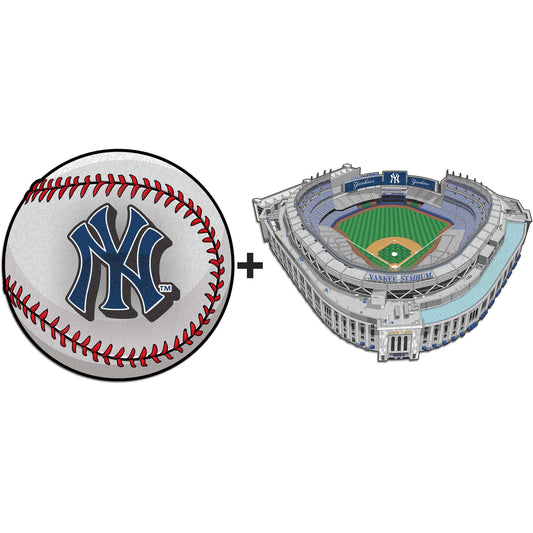 Pacote com 2 bolas e estádio do New York Yankees™
