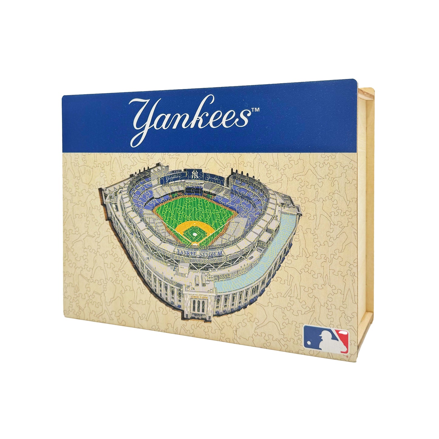 Pacote com 3 bolas do New York Yankees™ + logotipo principal + estádio
