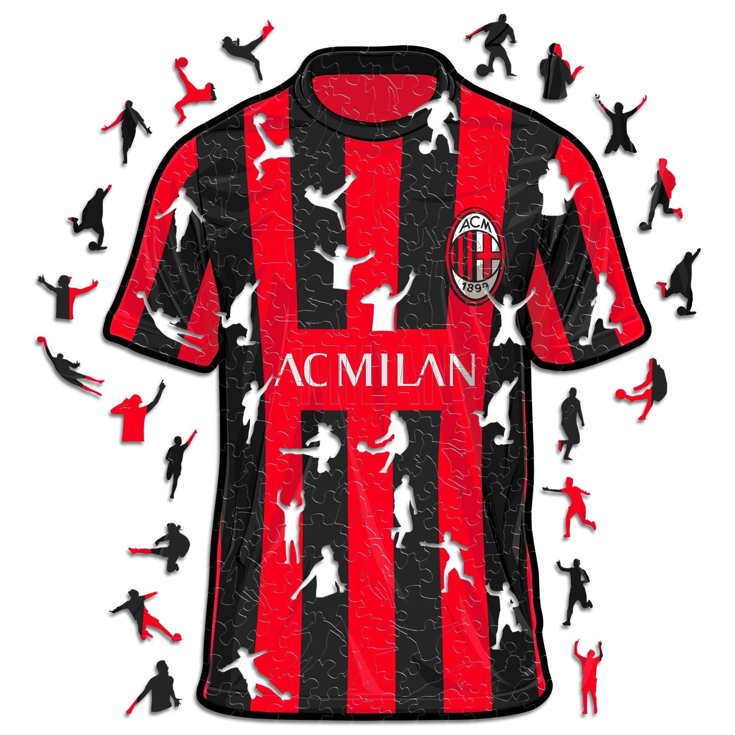 AC Milan® Jersey - Wooden Puzzle