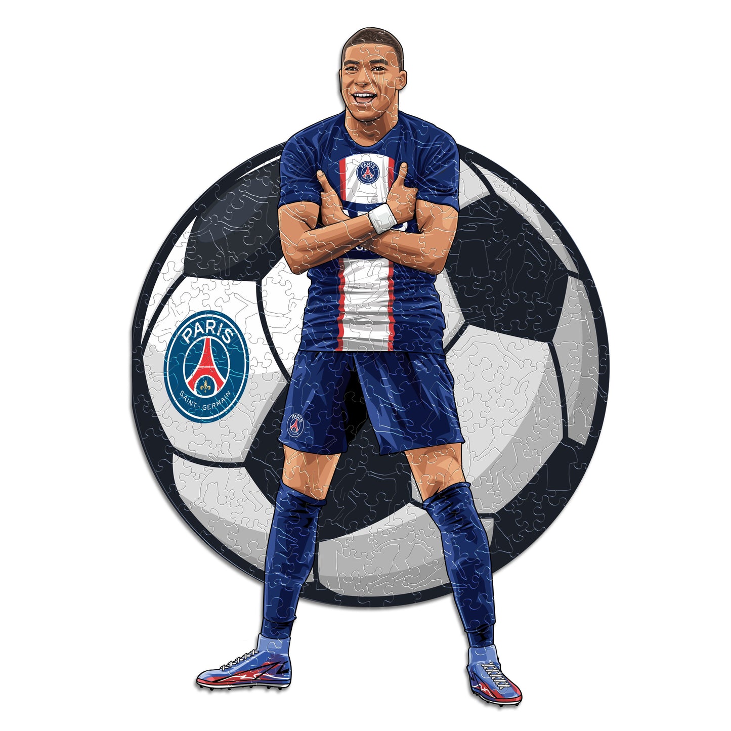 Kylian Mbappé - Wooden Puzzle