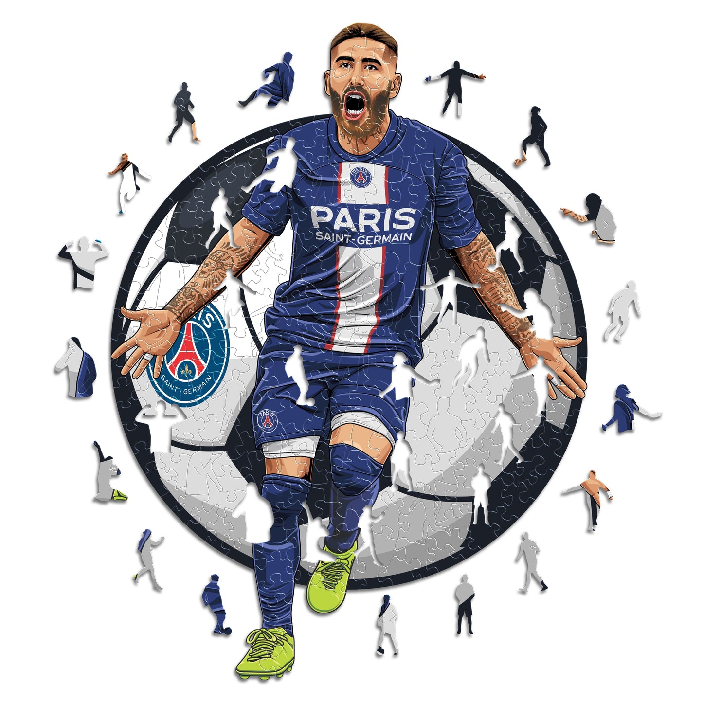 Sergio Ramos - 官方木製拼圖