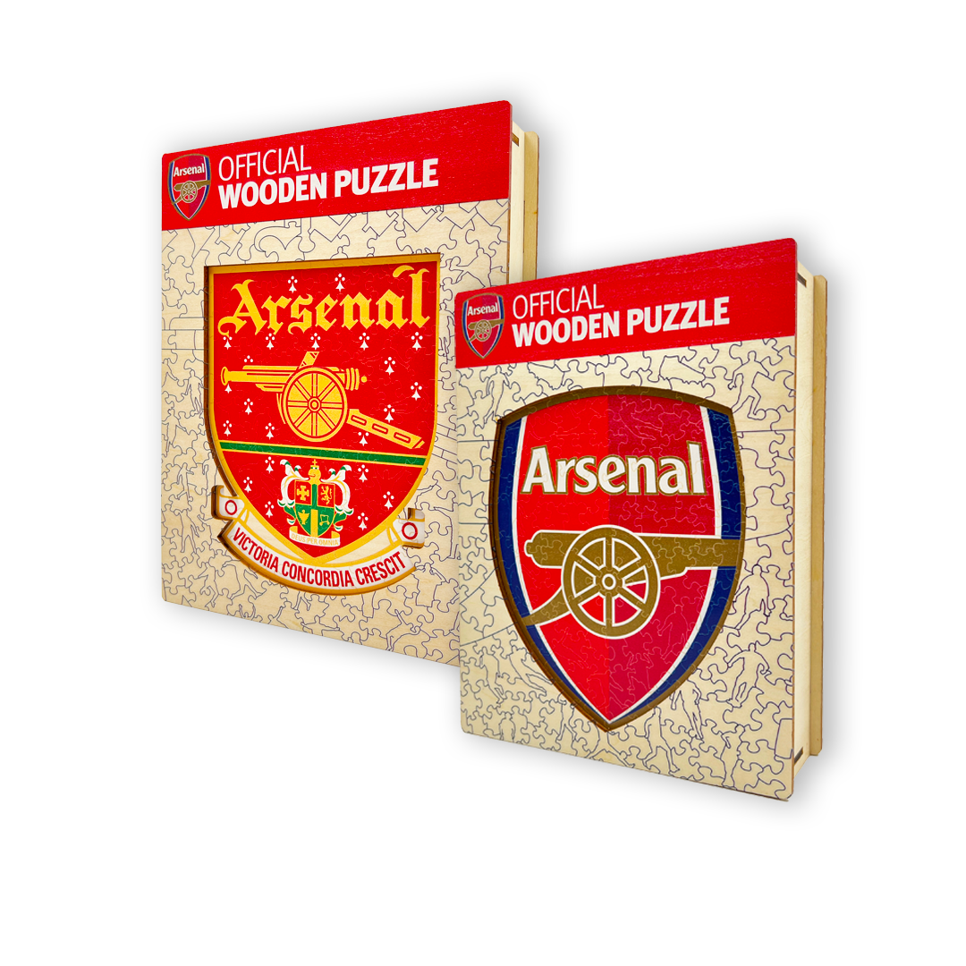 2 PACK Arsenal FC® Logo + Retro Logo