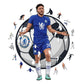 3 PACK Chelsea FC® Logo + Mount + James