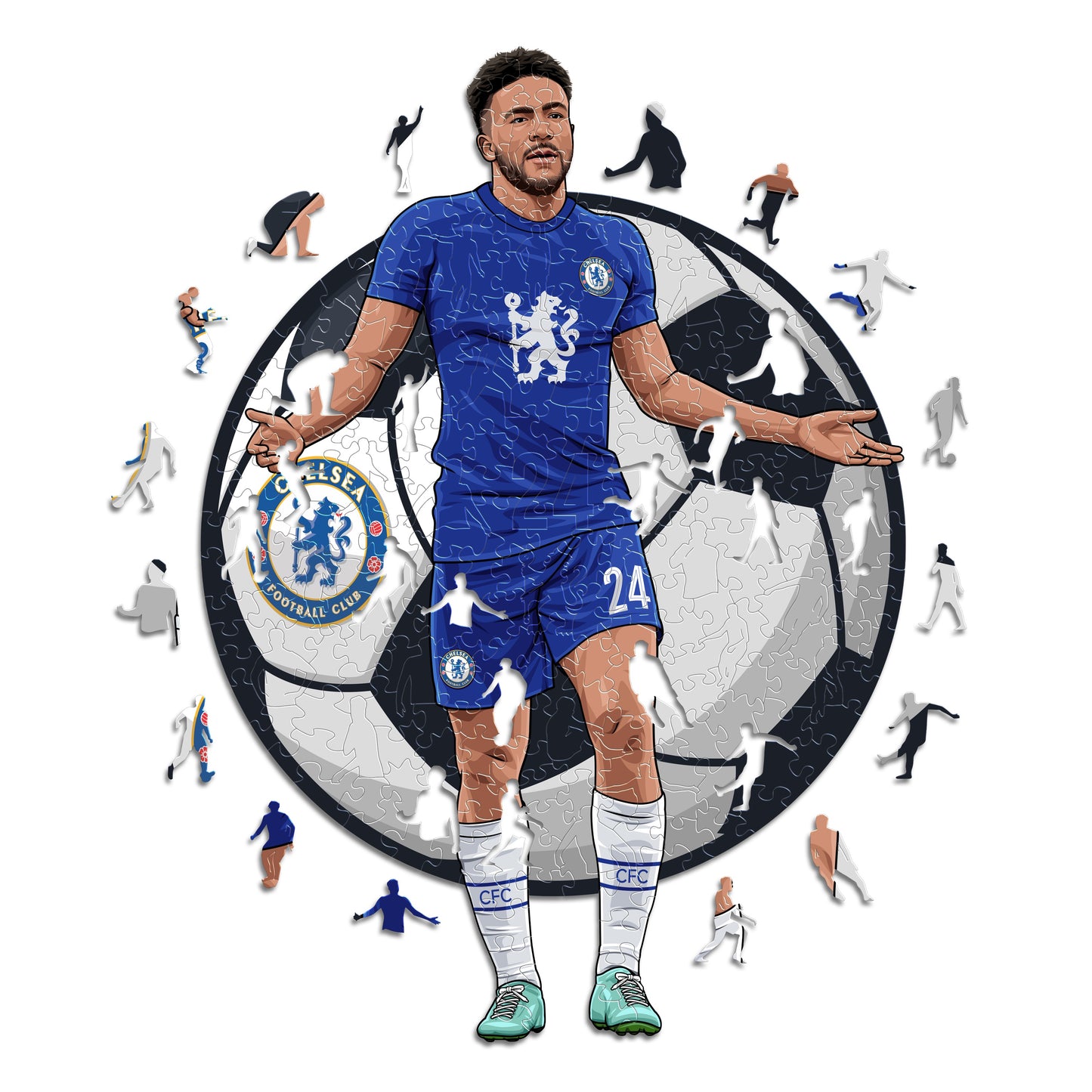 2 PACK Chelsea FC® Logo + Reece James