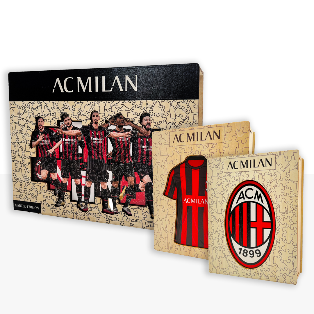 3 PACK AC Milan® Logo + Jersey + 5 Players