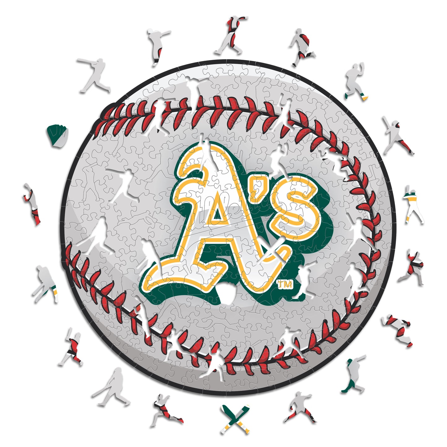 Oakland Athletics™ - Wooden Puzzle