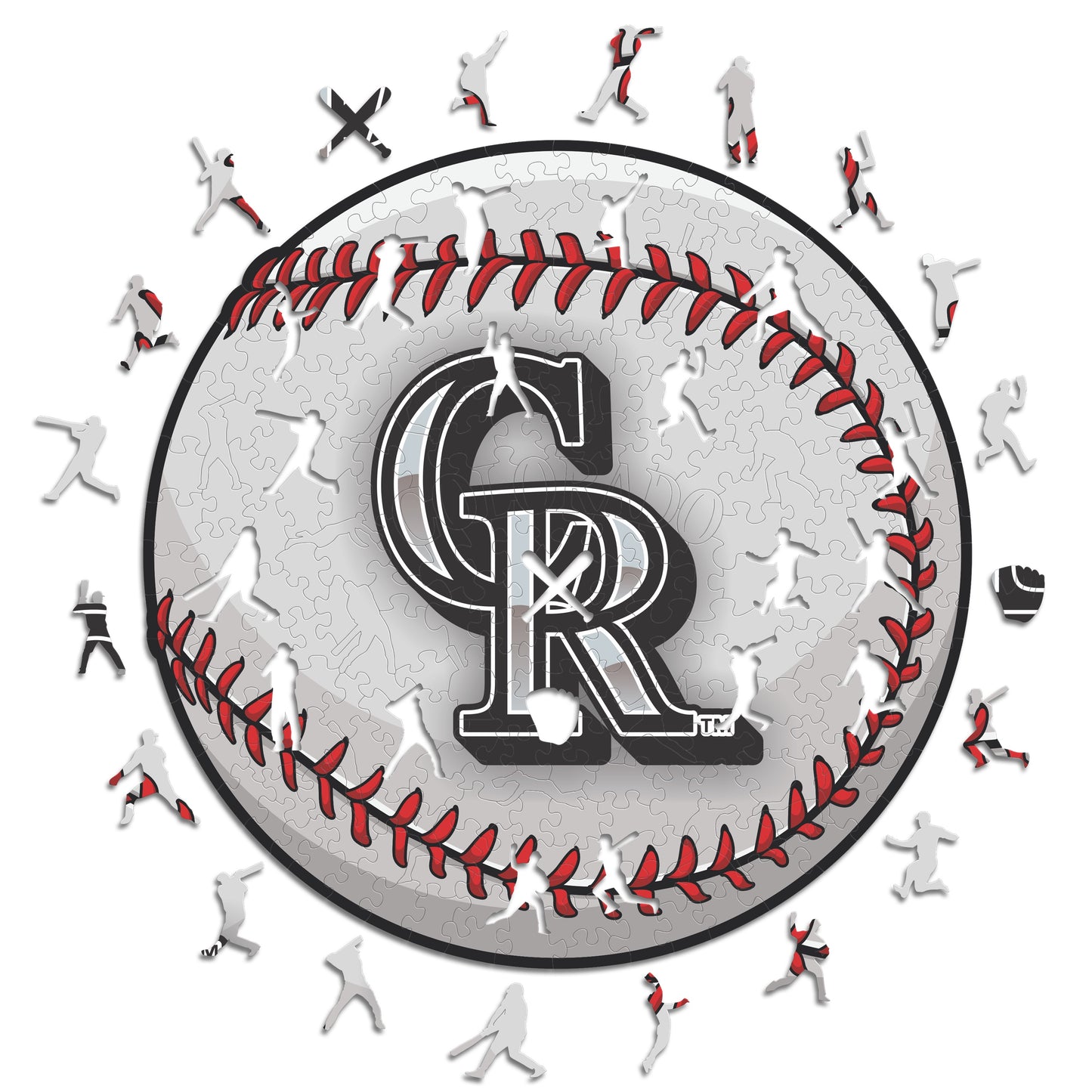 Pacote com 2 unidades de beisebol Colorado Rockies™ + mascote