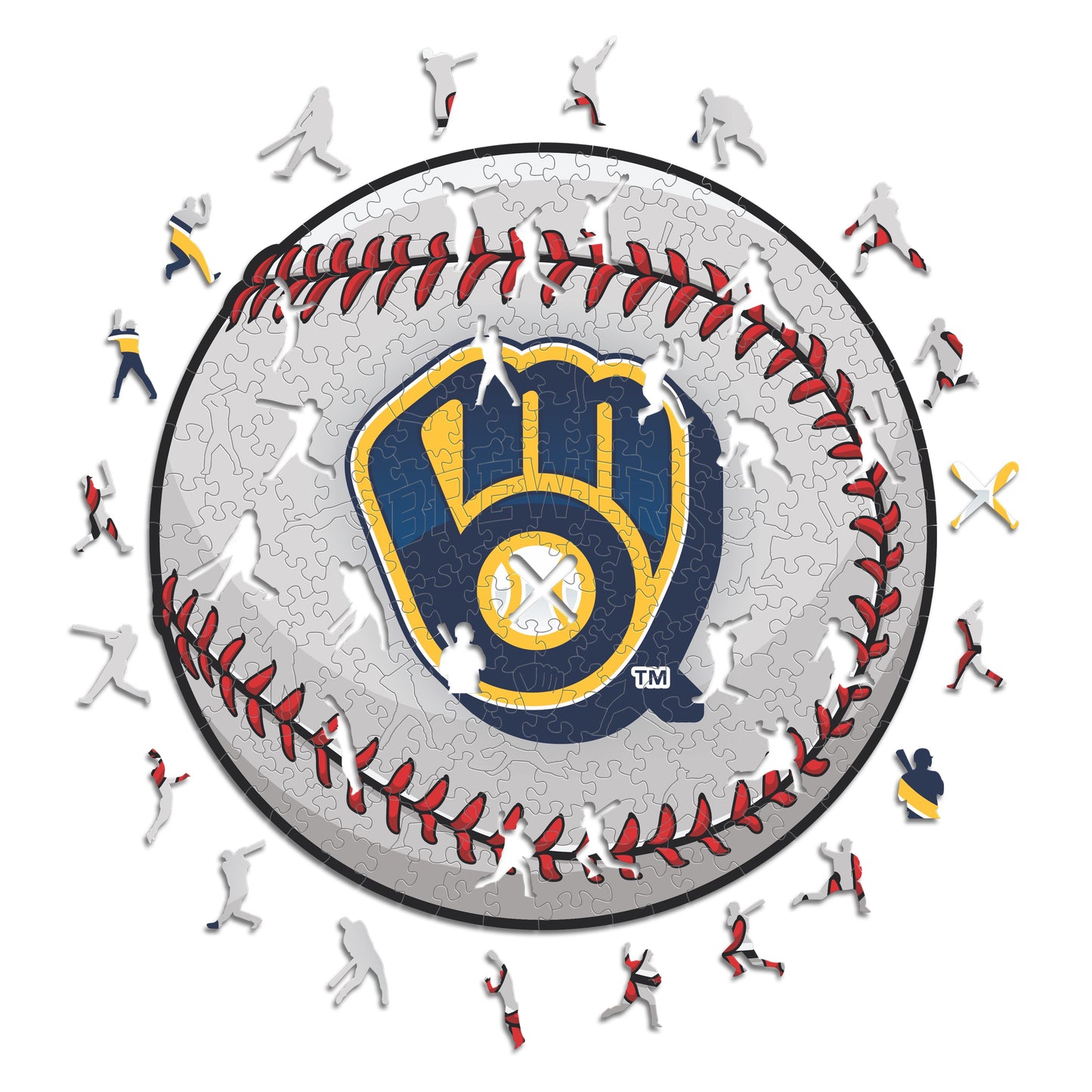 Milwaukee Brewers™ - Wooden Puzzle